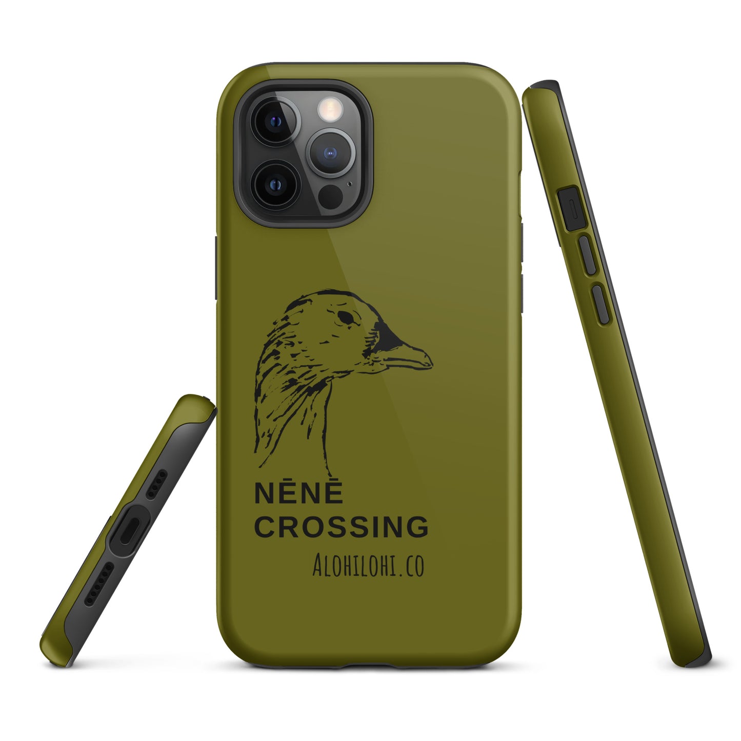 Nēnē Crossing (1) in ʻŌmaʻomaʻo - Tough iPhone Case