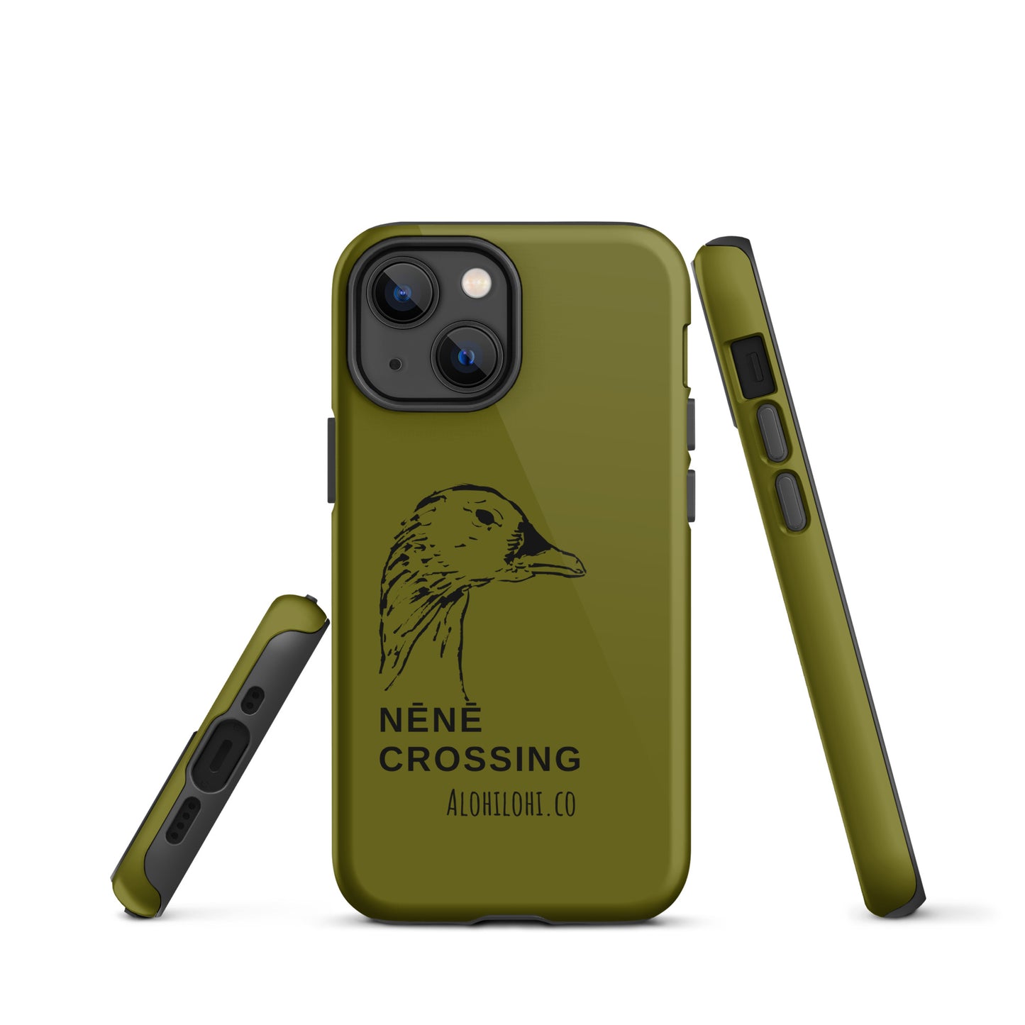 Nēnē Crossing (1) in ʻŌmaʻomaʻo - Tough iPhone Case