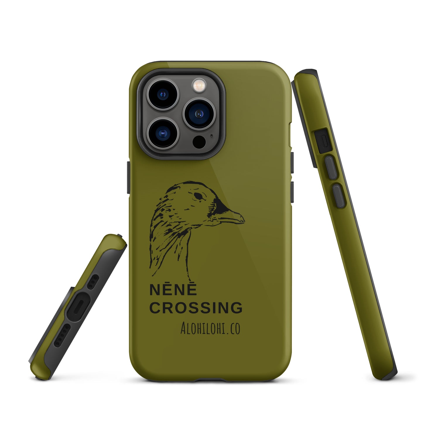 Nēnē Crossing (1) in ʻŌmaʻomaʻo - Tough iPhone Case