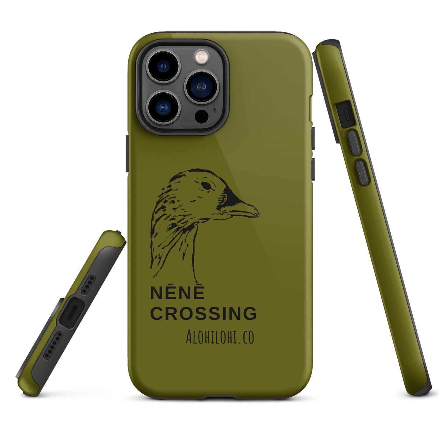 Nēnē Crossing (1) in ʻŌmaʻomaʻo - Tough iPhone Case