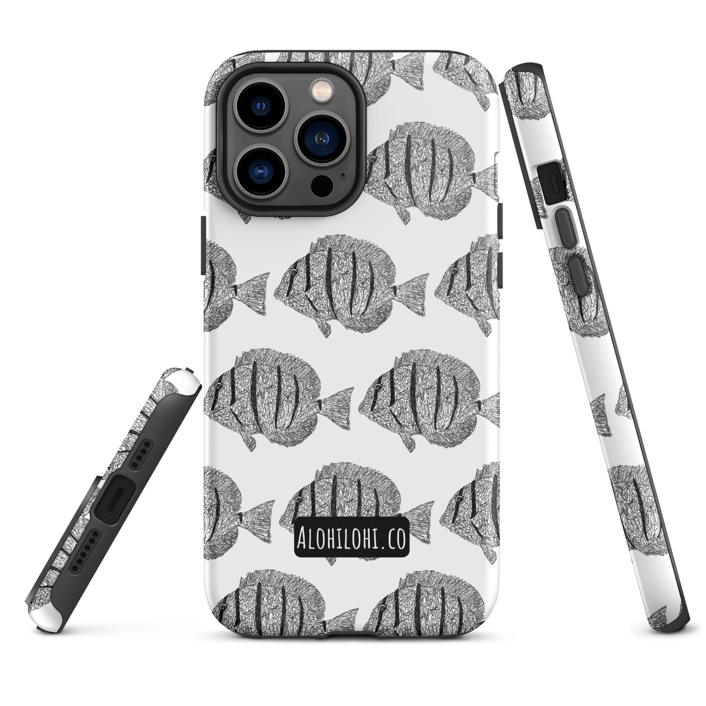 Manini (B&W) - Tough iPhone Case