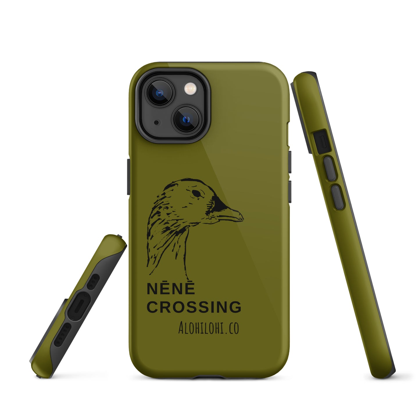 Nēnē Crossing (1) in ʻŌmaʻomaʻo - Tough iPhone Case