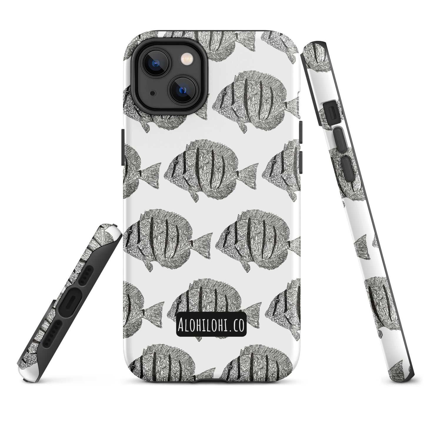 Manini (B&W) - Tough iPhone Case