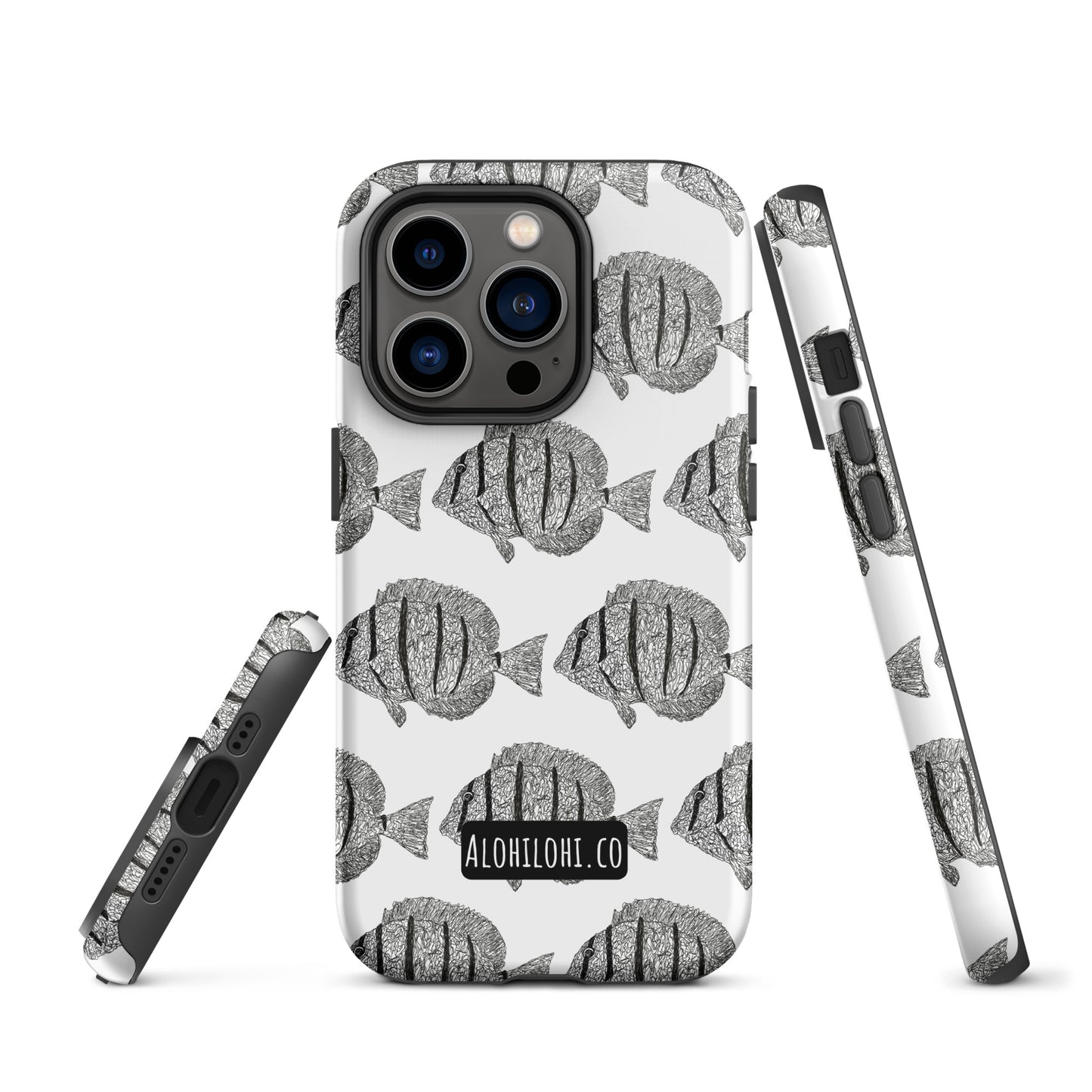 Manini (B&W) - Tough iPhone Case