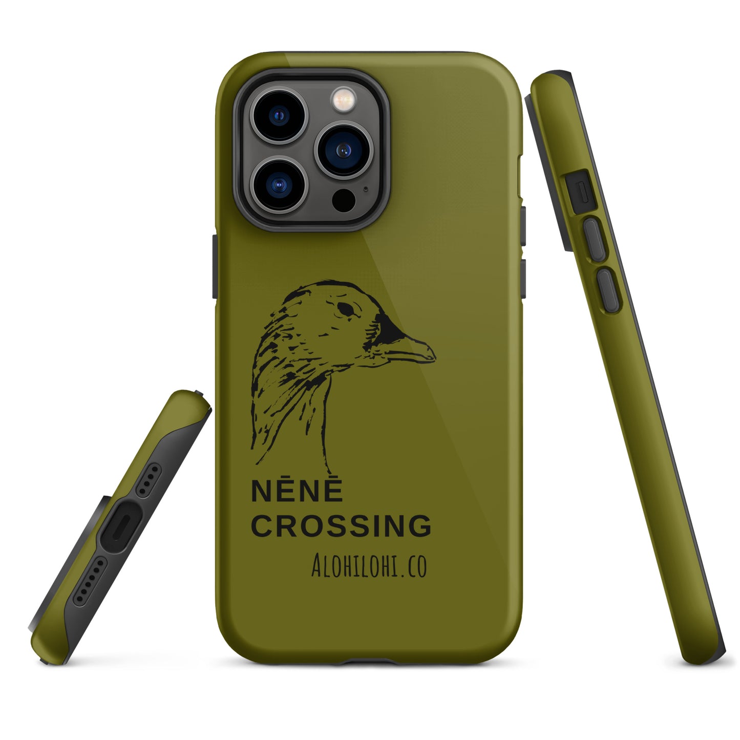 Nēnē Crossing (1) in ʻŌmaʻomaʻo - Tough iPhone Case