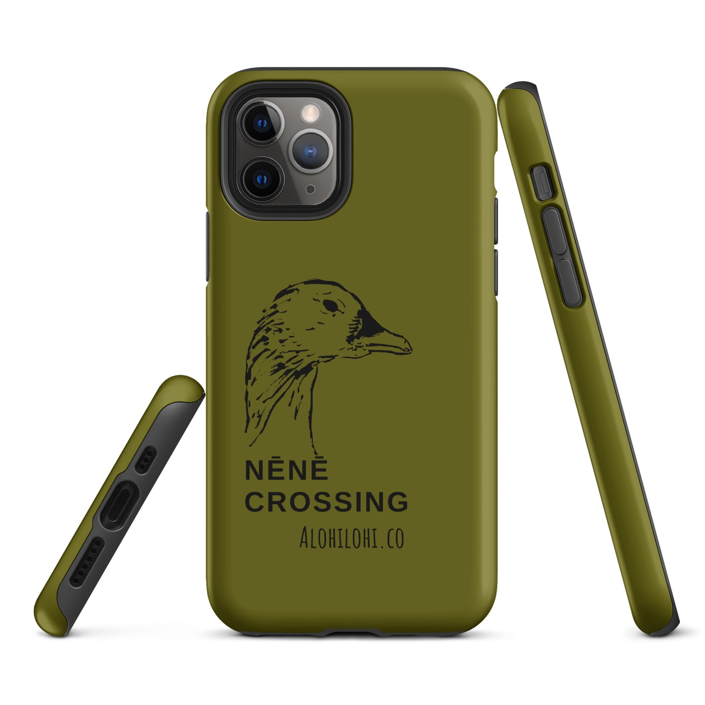 Nēnē Crossing (1) in ʻŌmaʻomaʻo - Tough iPhone Case