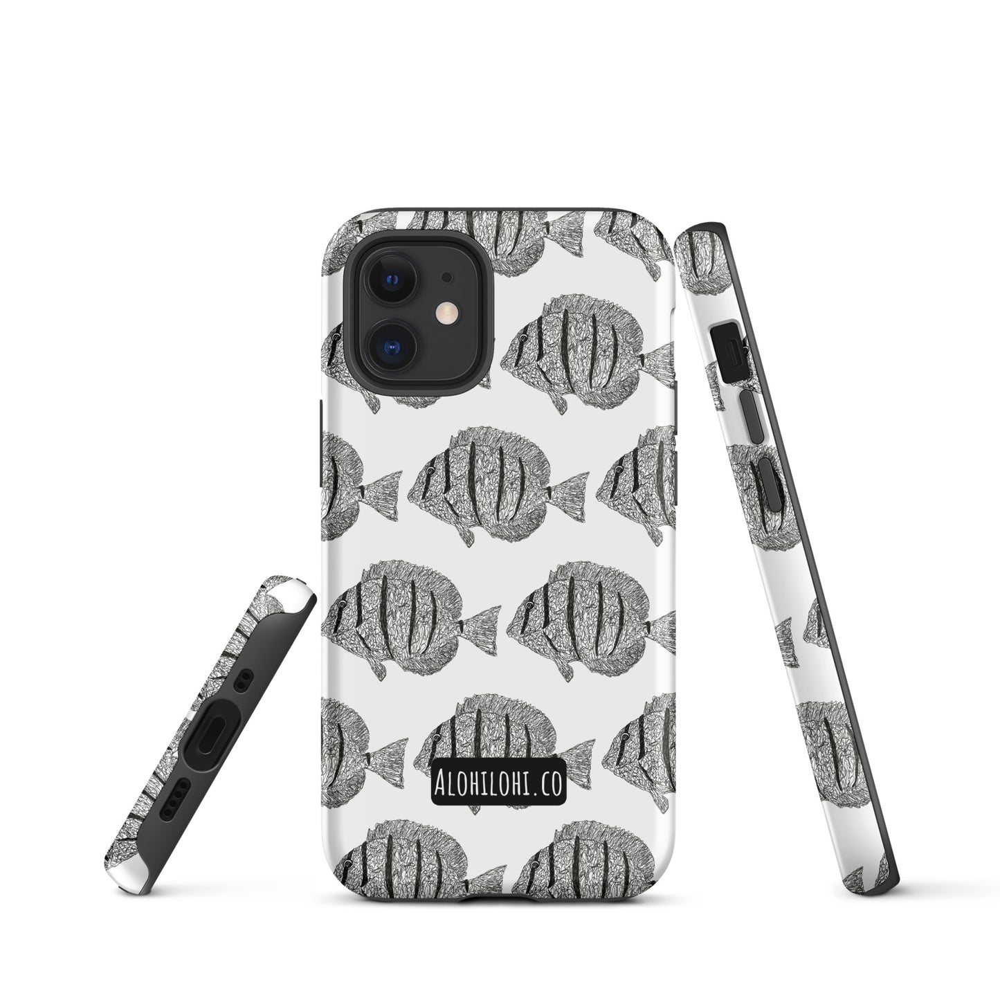 Manini (B&W) - Tough iPhone Case