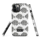 Manini (B&W) - Tough iPhone Case