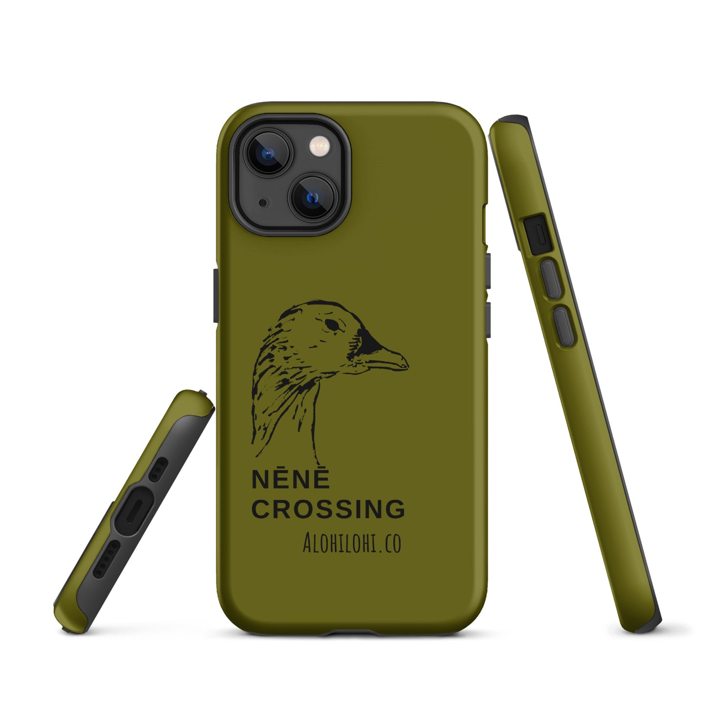 Nēnē Crossing (1) in ʻŌmaʻomaʻo - Tough iPhone Case