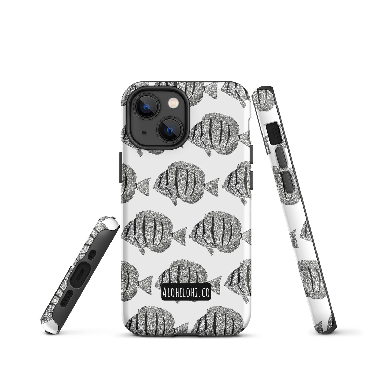 Manini (B&W) - Tough iPhone Case