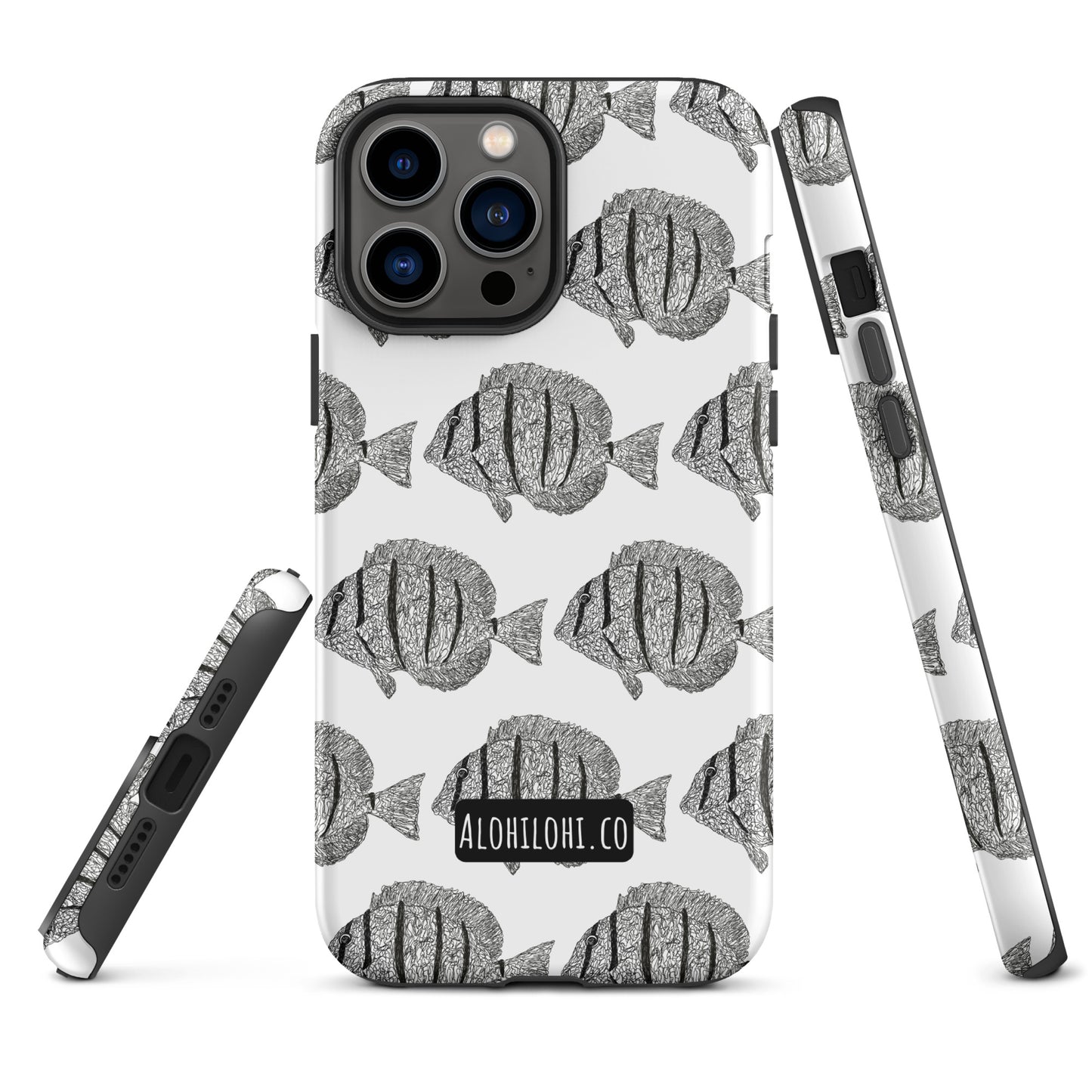 Manini (B&W) - Tough iPhone Case