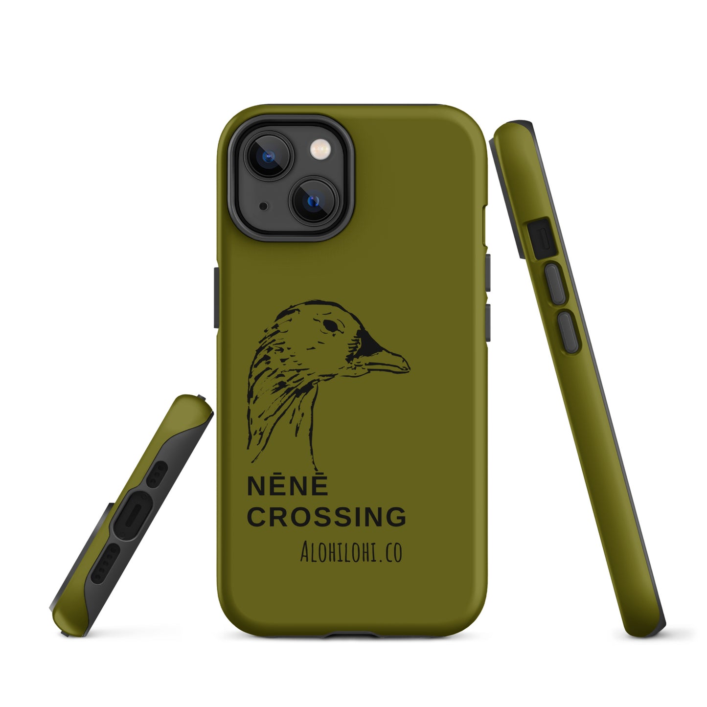 Nēnē Crossing (1) in ʻŌmaʻomaʻo - Tough iPhone Case