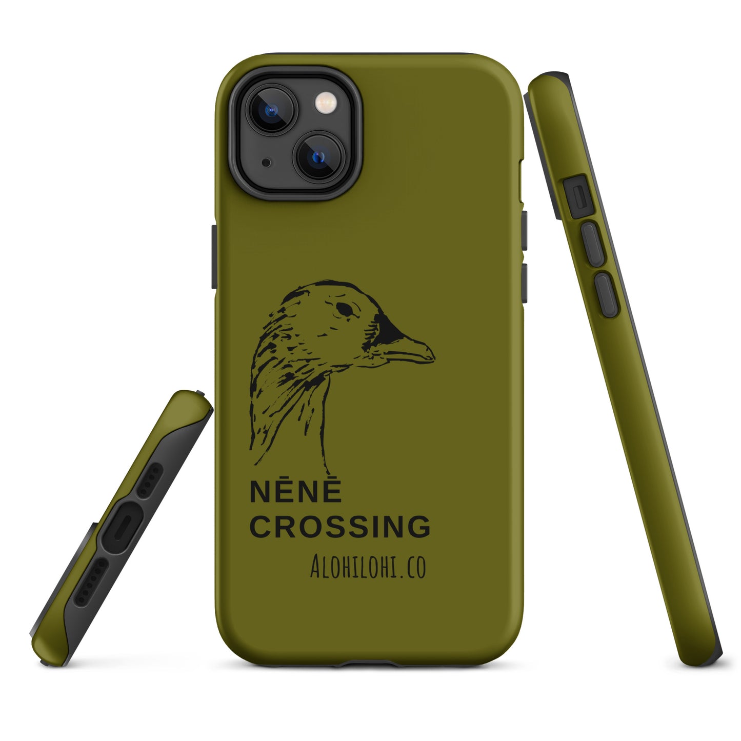 Nēnē Crossing (1) in ʻŌmaʻomaʻo - Tough iPhone Case