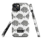 Manini (B&W) - Tough iPhone Case