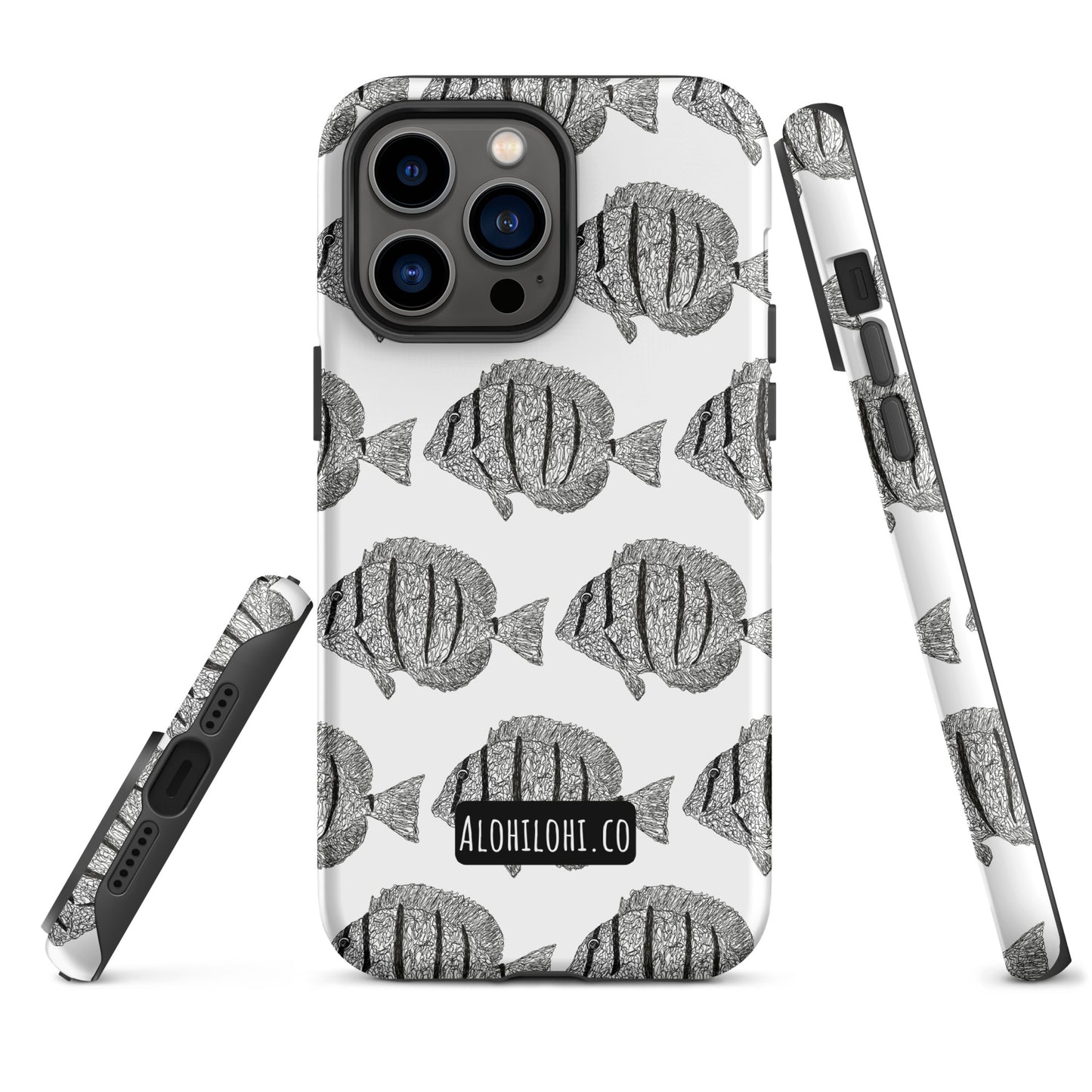 Manini (B&W) - Tough iPhone Case